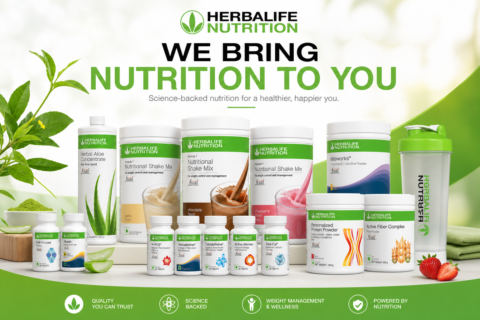 Herbalife Nutrition products range